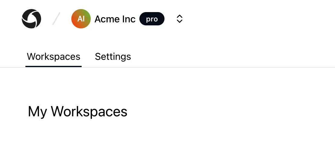 Team settings tab